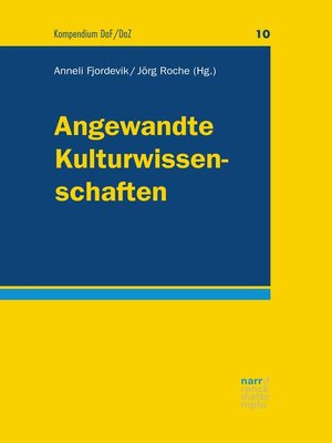 cover image of Angewandte Kulturwissenschaften